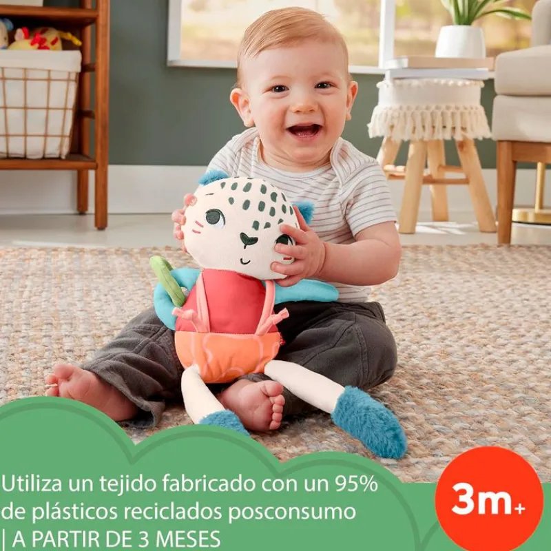 FISHER PRICE Primera Infancia Y Preescolar|Planet Friends Leopardo de Las Nieves Peluche