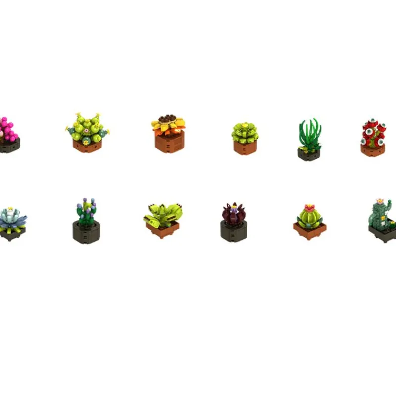 NICE Puzzles Y Construcciones|Planta Exótica Construcción Surtida