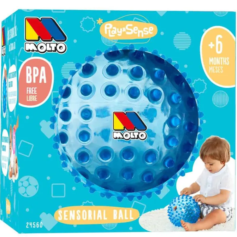 MOLTO Play & Sense Pelota Sensorial Azul- Primera Infancia Y Preescolar