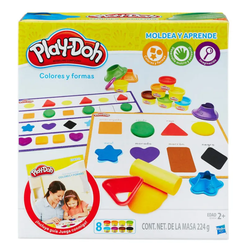 PLAY-DOH Juegos Y Juguetes Educativos|Manualidades|Aprendo Colores y Formas