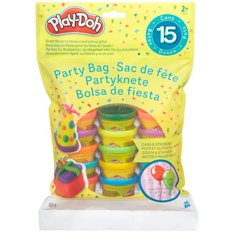 PLAY-DOH Manualidades|Bolsa Fiesta 15 Botes Plastilina