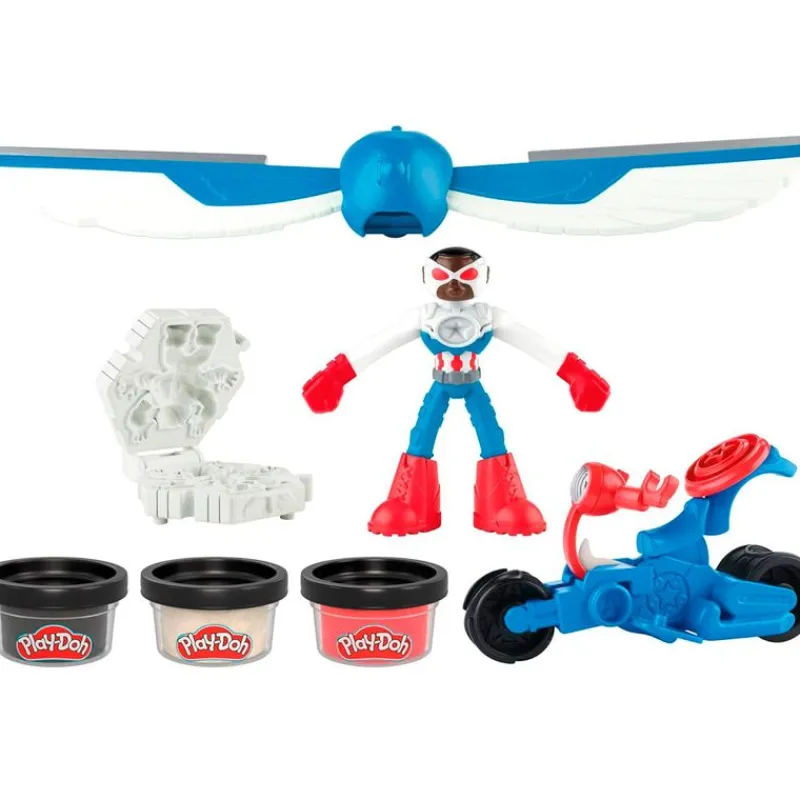 PLAY-DOH Manualidades|Capitán América Moto Cortadora
