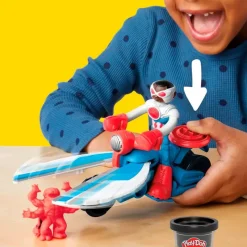 PLAY-DOH Manualidades|Capitán América Moto Cortadora