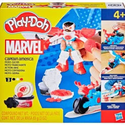 PLAY-DOH Manualidades|Capitán América Moto Cortadora