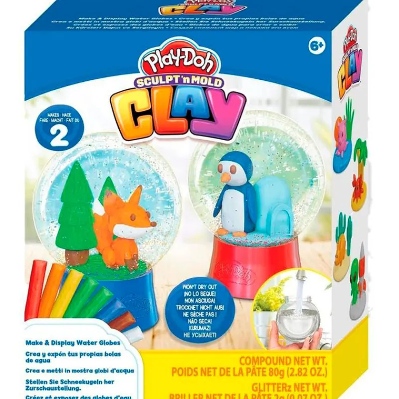 PLAY-DOH Manualidades|Fábrica de Bolas de Nieve