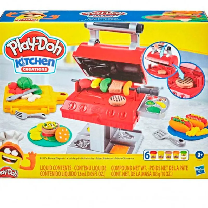 PLAY-DOH Kitchen Creations Súper Barbacoa- Manualidades