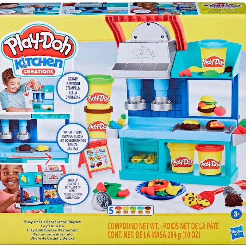 PLAY-DOH Kitchen Creations Restaurante Divertido- Manualidades