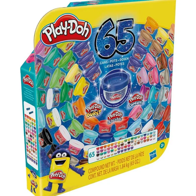 PLAY-DOH Pack 65 Botes- Manualidades