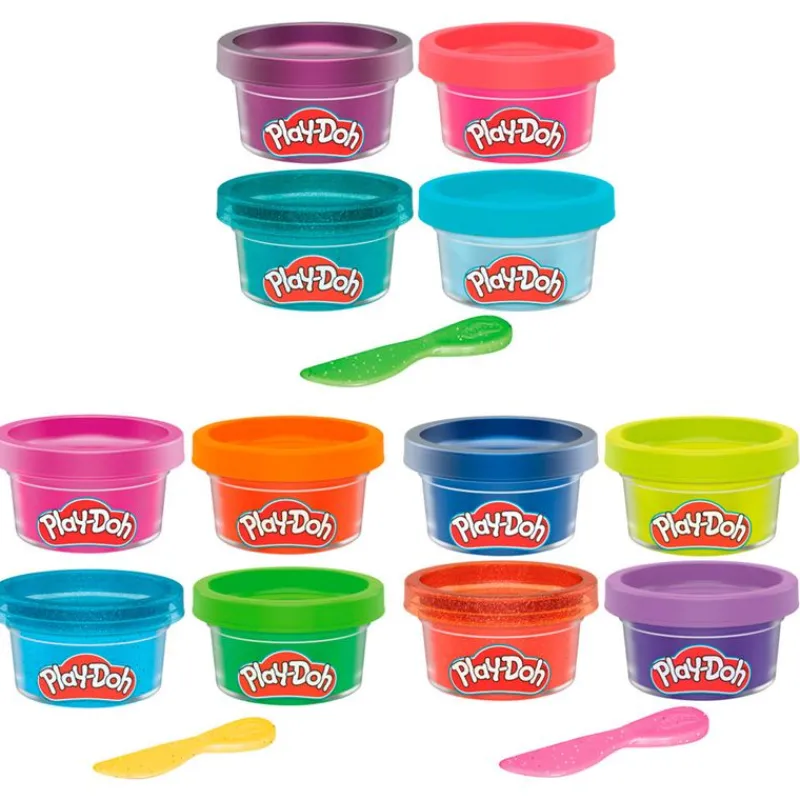 PLAY-DOH Pack 4 Botes Mini Surtido- Manualidades