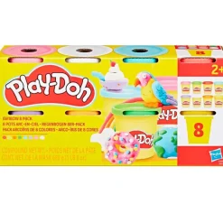 PLAY-DOH Manualidades|Pack 8 Botes Plastilina Surtido