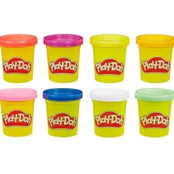 PLAY-DOH Pack 8 Botes Plastilina Surtido- Manualidades