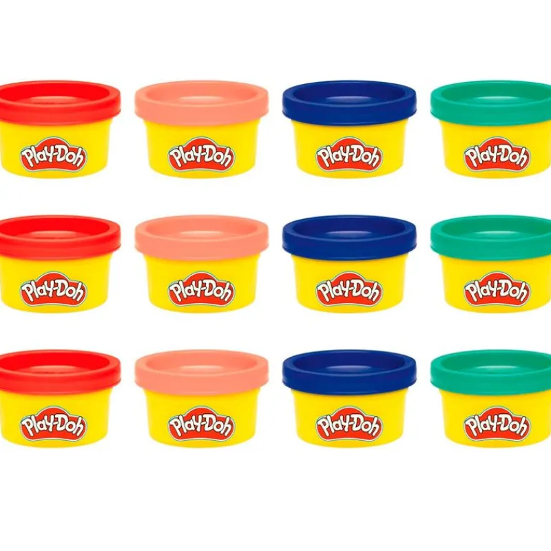 PLAY-DOH Manualidades|Pack 12 Mini Botes