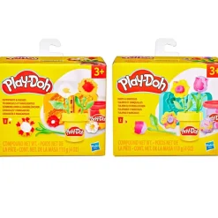 PLAY-DOH Pack Flores Plastilina Surtida- Manualidades