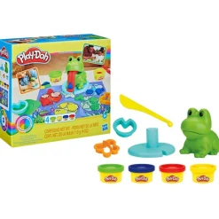 PLAY-DOH Manualidades|Primeras Creaciones con Rana y Colores