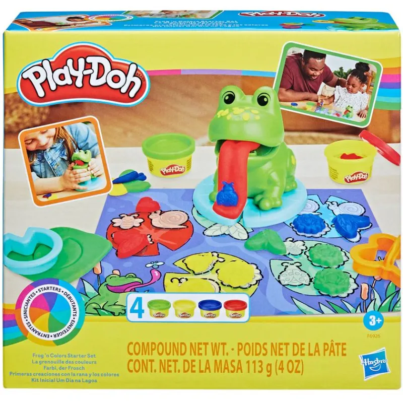 PLAY-DOH Manualidades|Primeras Creaciones con Rana y Colores