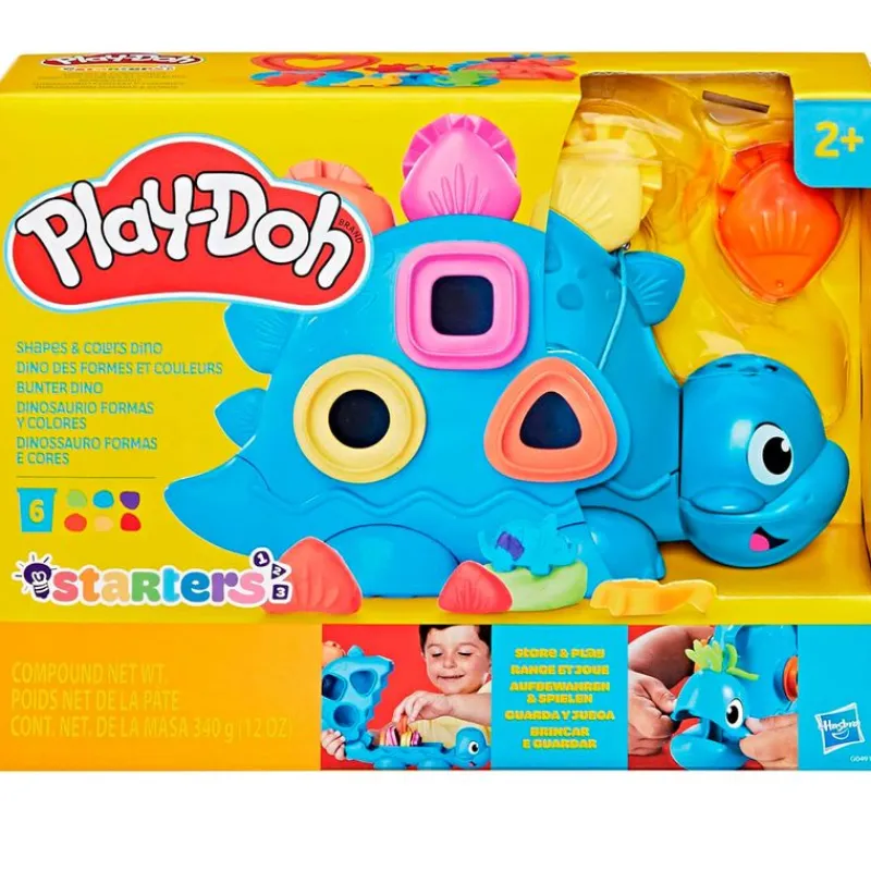PLAY-DOH Manualidades|Starters Dinosaurio Formas y Colores