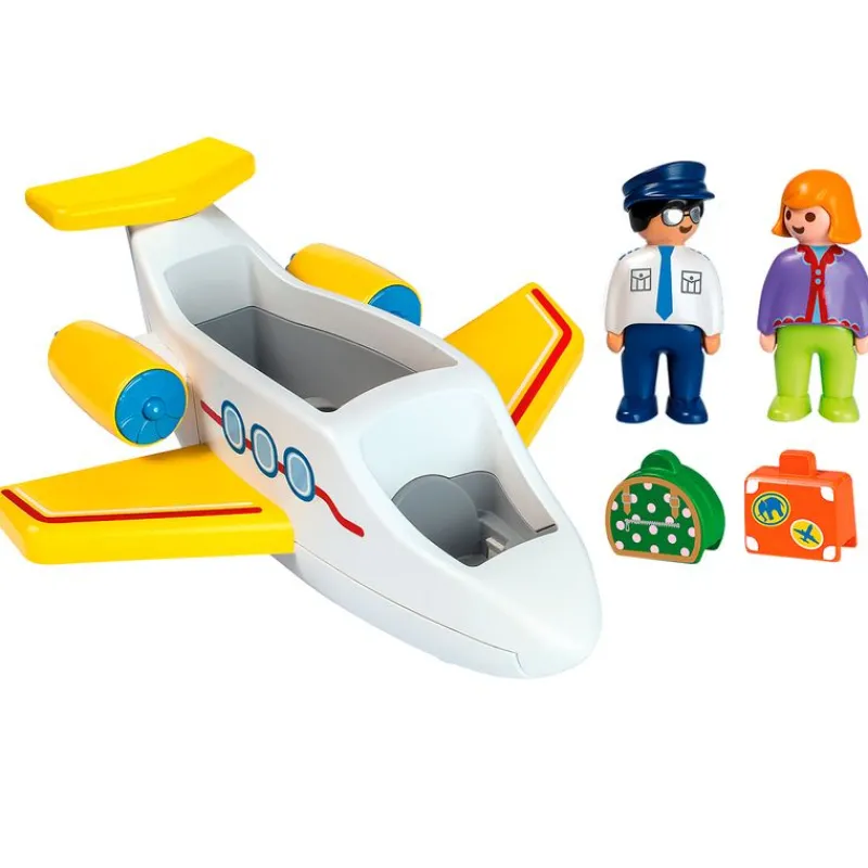 PLAYMOBIL Playmobil|1.2.3 Avión con Pasajero