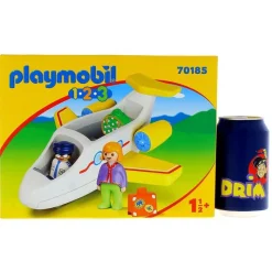 PLAYMOBIL Playmobil|1.2.3 Avión con Pasajero
