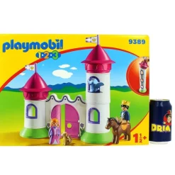PLAYMOBIL Playmobil|1.2.3 Castillo con Torre Apilable