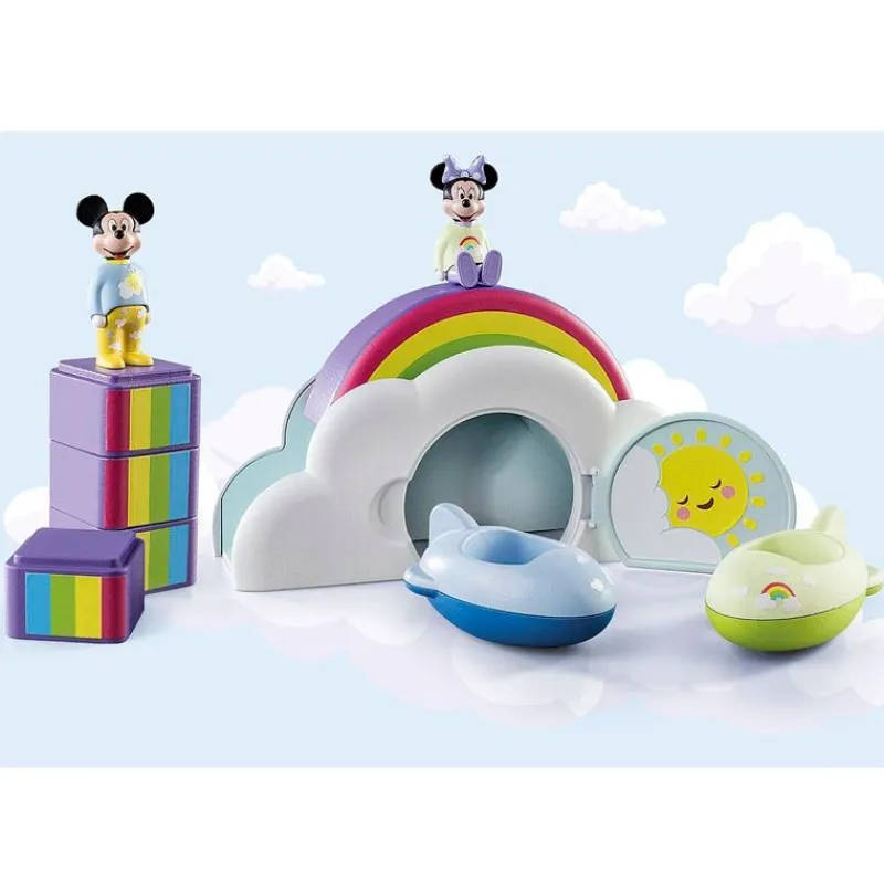 PLAYMOBIL 1.2.3 Disney Mickey y Minnie Casa Nubes- Playmobil