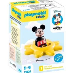 PLAYMOBIL 1.2.3 Disney Mickey Sol Giratorio- Playmobil