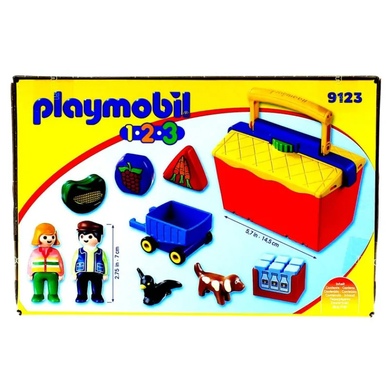 PLAYMOBIL Playmobil|1.2.3 Mercado Maletín