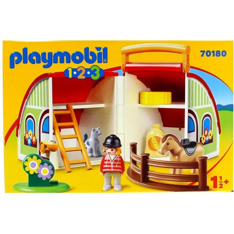 PLAYMOBIL Playmobil|1.2.3 Mi Primera Granja Maletín