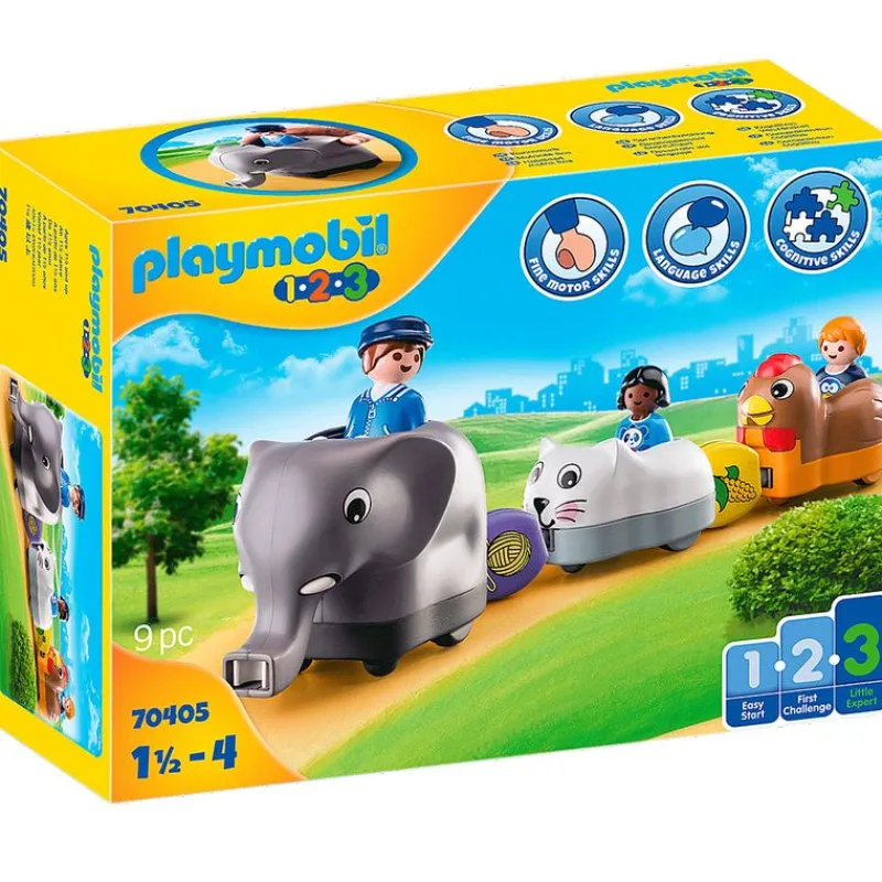 PLAYMOBIL 1.2.3 Mi Tren de Animales- Playmobil