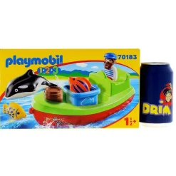 PLAYMOBIL 1.2.3 Pescador con Bote- Playmobil