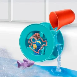 PLAYMOBIL 1.2.3 Rueda de Agua con Bebé Tiburón- Playmobil
