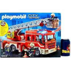 PLAYMOBIL Playmobil|Action Camión Grúa de Bomberos Escalera