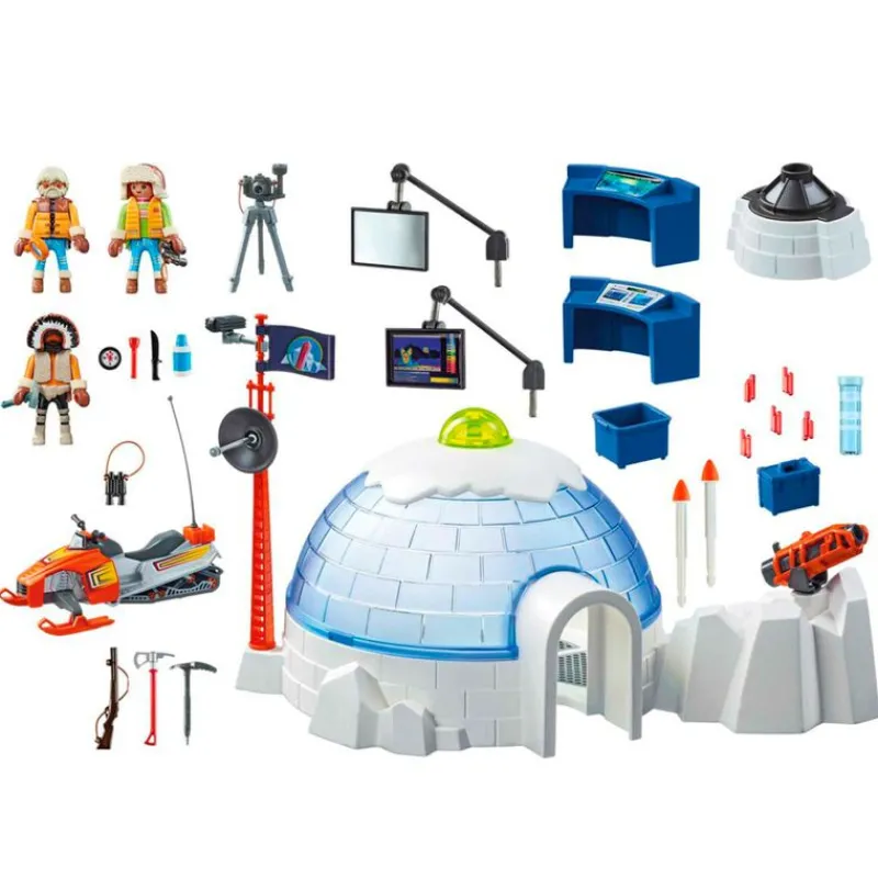 PLAYMOBIL Playmobil|Action Cuartel General de los Exploradores Polares