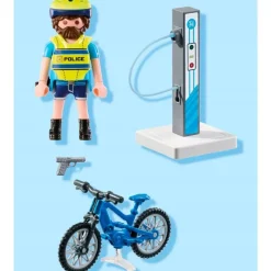 PLAYMOBIL Action Heroes Patrulla en Bicicleta- Playmobil