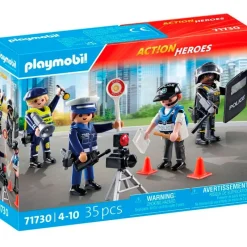 PLAYMOBIL Action Heroes Pack Figuras de Policía- Playmobil