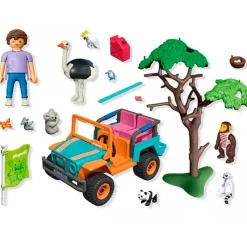 PLAYMOBIL Animals & Friends Vehículo Todoterreno Colores- Playmobil