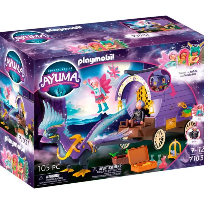 PLAYMOBIL Playmobil|Ayuma Carruaje Hadas con Phoenix