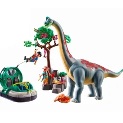 PLAYMOBIL Playmobil|Braquiosaurio con Aerodeslizador