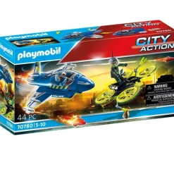 PLAYMOBIL City Action Avión Persecución Dron- Playmobil