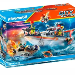 PLAYMOBIL City Action Barco Rescate Incendios- Playmobil