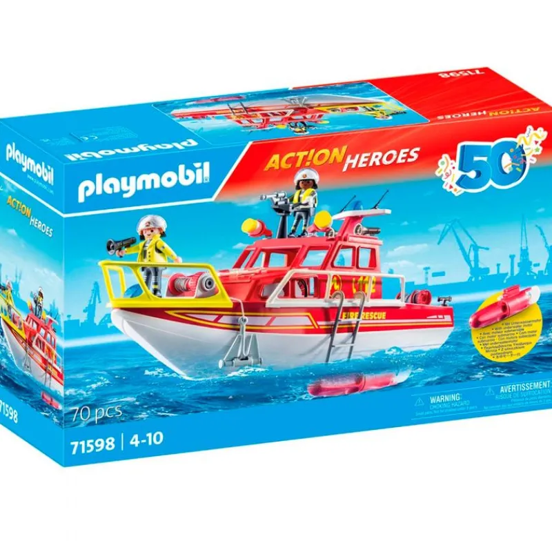 PLAYMOBIL City Action Barco de Rescate- Playmobil