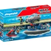 PLAYMOBIL City Action Caza Policial en el Agua- Playmobil