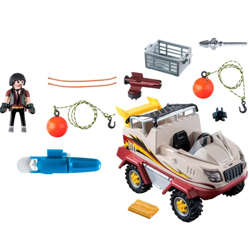 PLAYMOBIL City Action Coche Anfibio- Playmobil
