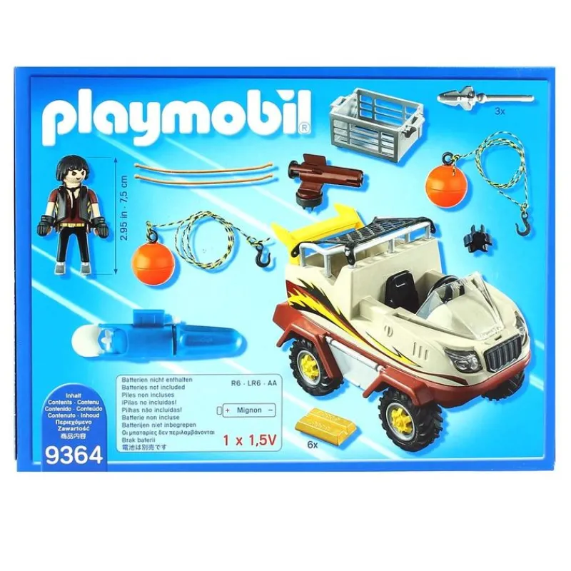PLAYMOBIL City Action Coche Anfibio- Playmobil