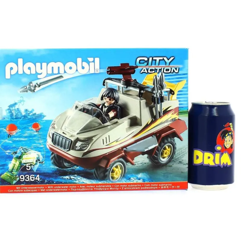 PLAYMOBIL City Action Coche Anfibio- Playmobil