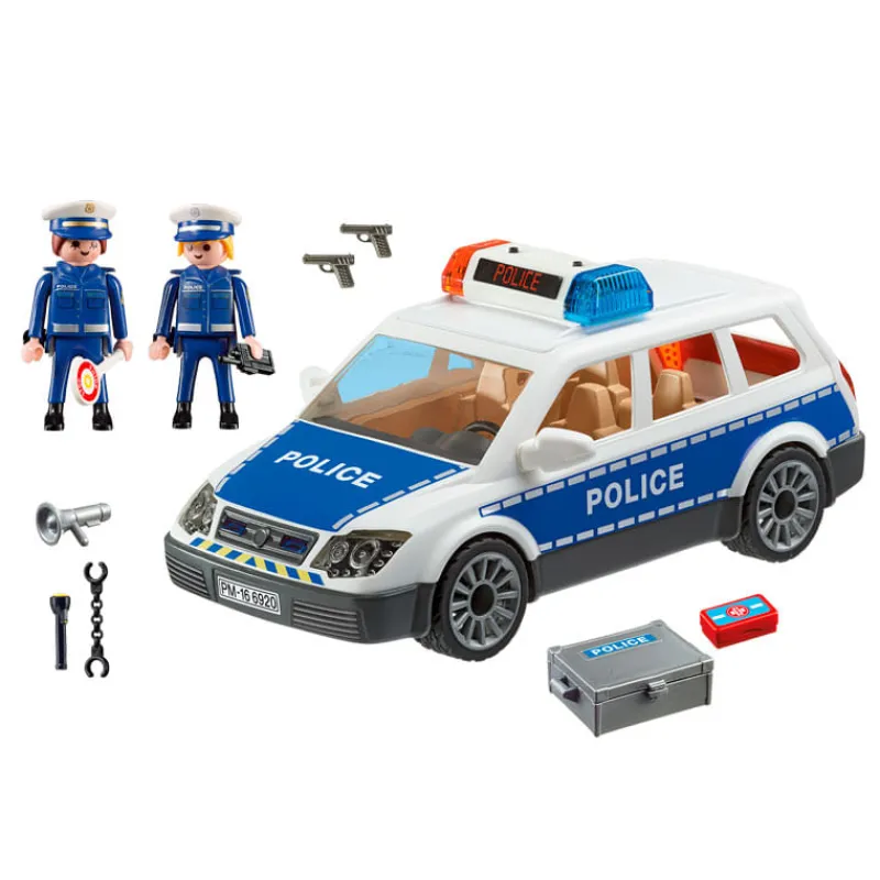 PLAYMOBIL City Action Coche de Policía con Luces y Sonido- Playmobil