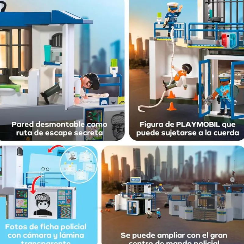 PLAYMOBIL Playmobil|City Action Comisaría con Sala de Investigación