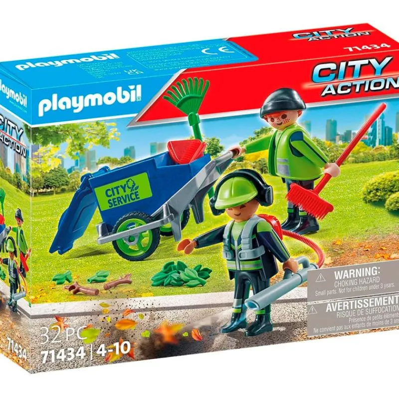 PLAYMOBIL City Action Equipo Limpieza Urbana- Playmobil