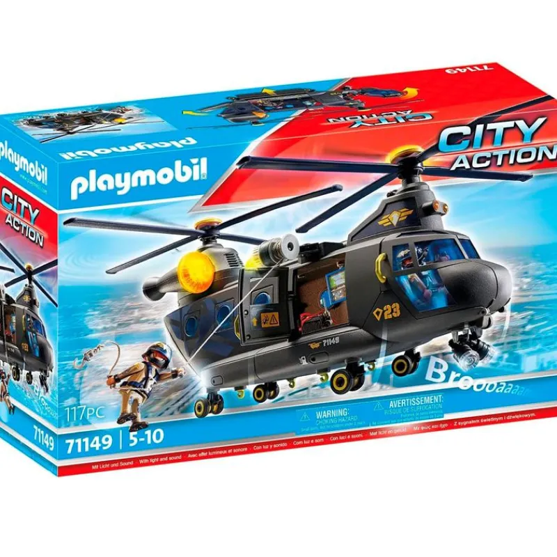 PLAYMOBIL Playmobil|City Action Helicóptero Banana