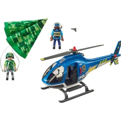 PLAYMOBIL City Action Helicóptero Paracaídas- Playmobil