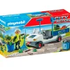 PLAYMOBIL City Action Limpieza con Coche Eléctrico- Playmobil
